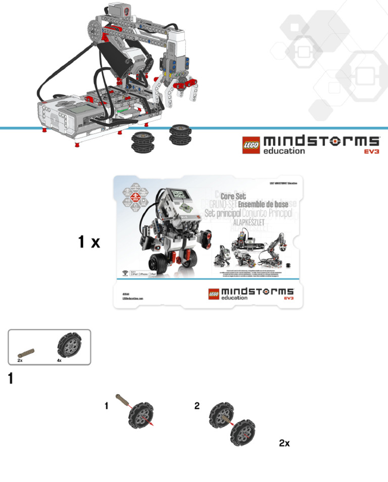 Ev3 Model Core Set Robot Arm h25 | PDF