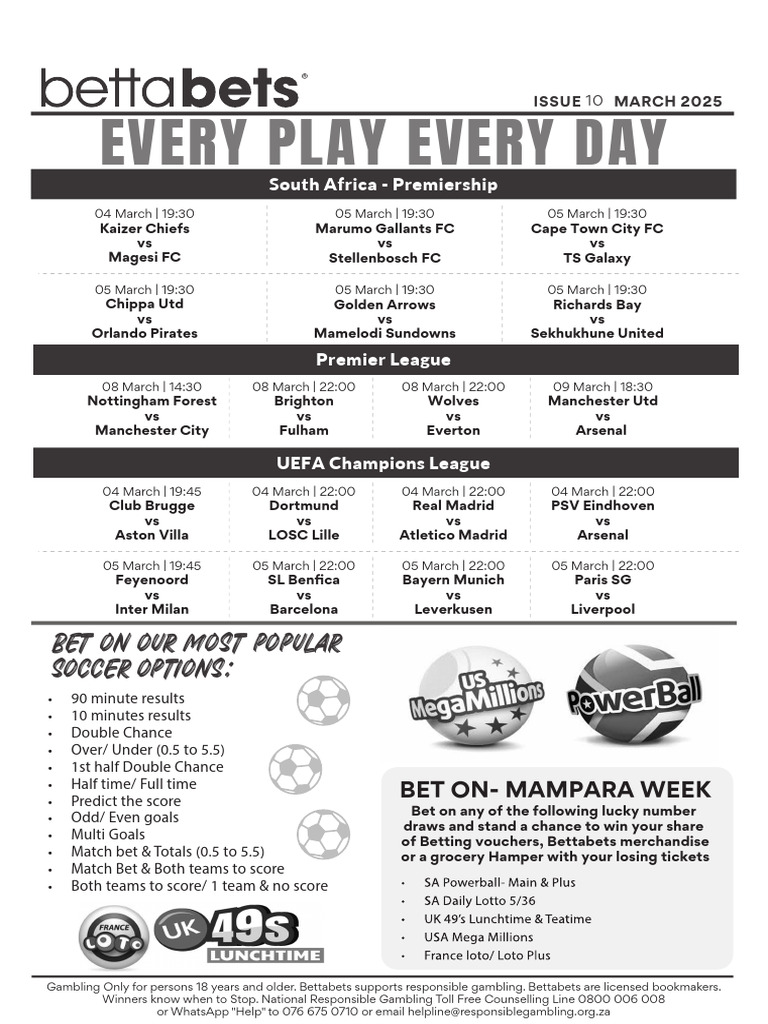 Thursday A4 Internet Fixture Update | PDF | Sports Leagues | Sports