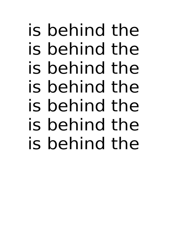 Is Behind The | PDF