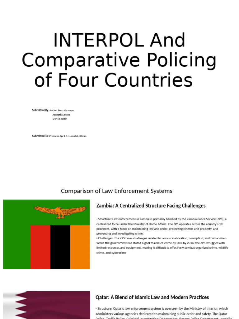 Interpol and Co-Wps Office | PDF | Police | Crime & Violence