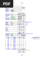 Deepwoken Build: Vesperian Stats | PDF