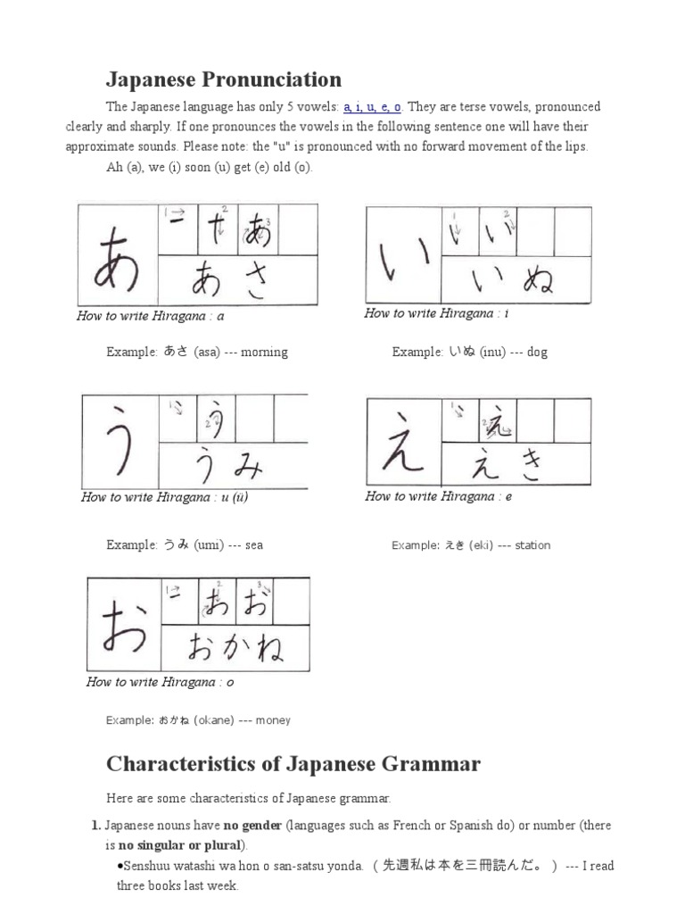 Japanese Lecture Notes | Japanese Writing System | Kanji