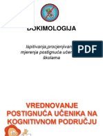 Vrednovanje Postignuca Ucenika Na Kognitivnom Podrucju