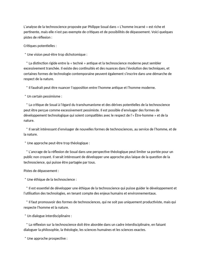 Critiques et perspectives sur la technoscience | PDF | La nature | Science