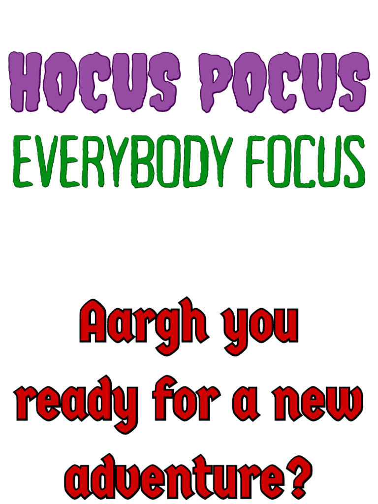 Hocus Pocus | PDF