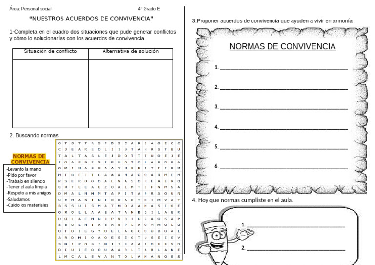 Acuerdos de Convivencia en el Aula | PDF