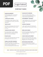 Cake City Menu and Prices | PDF | Cheesecake | Cakes