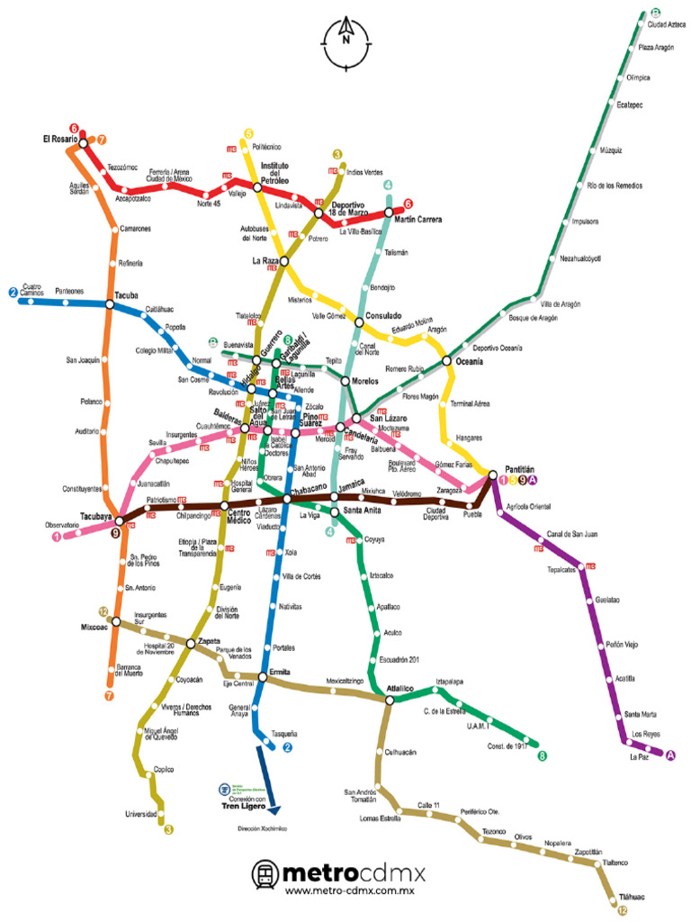 Mapa Metro CDMX | PDF