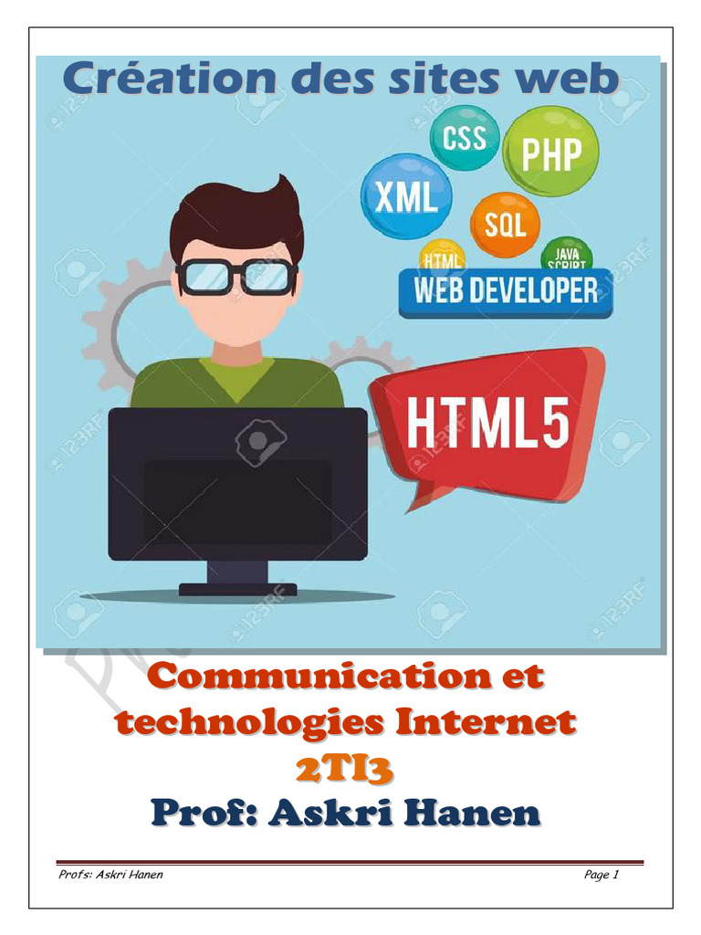 Création de sites web avec HTML5 | PDF | Internet | Internet et Web