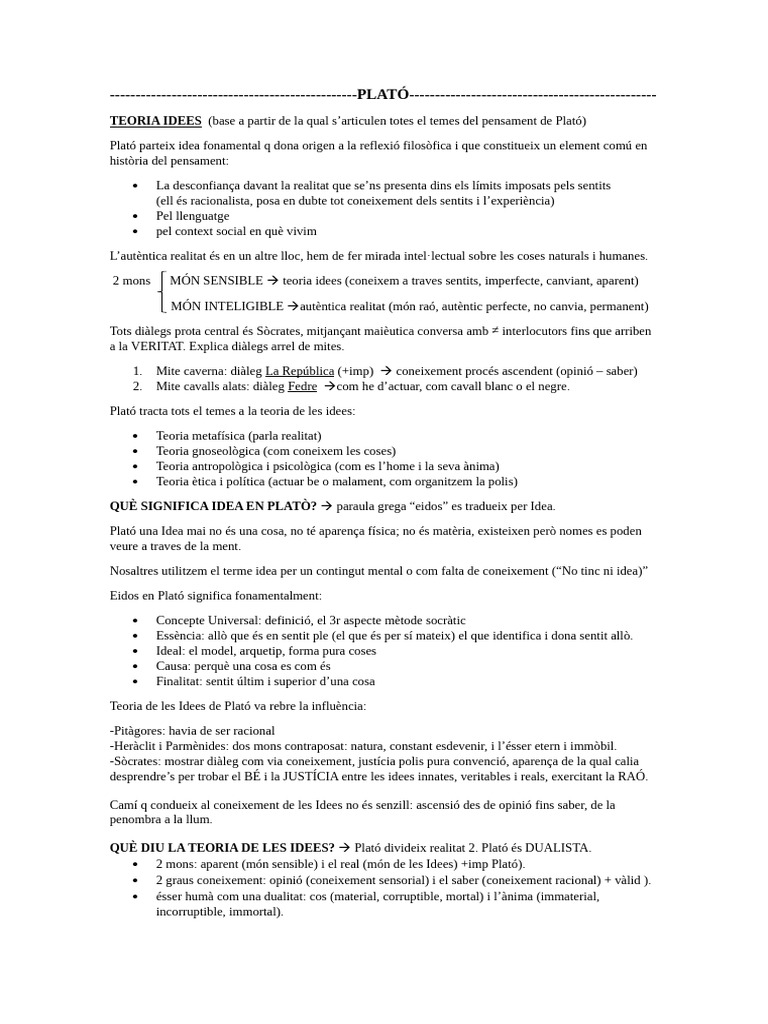 PLATÓ | PDF