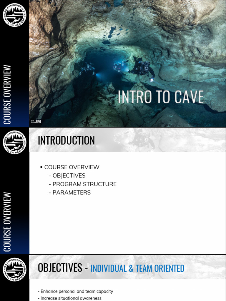 Cave Diving Course Overview and Objectives | PDF | Scuba Diving ...