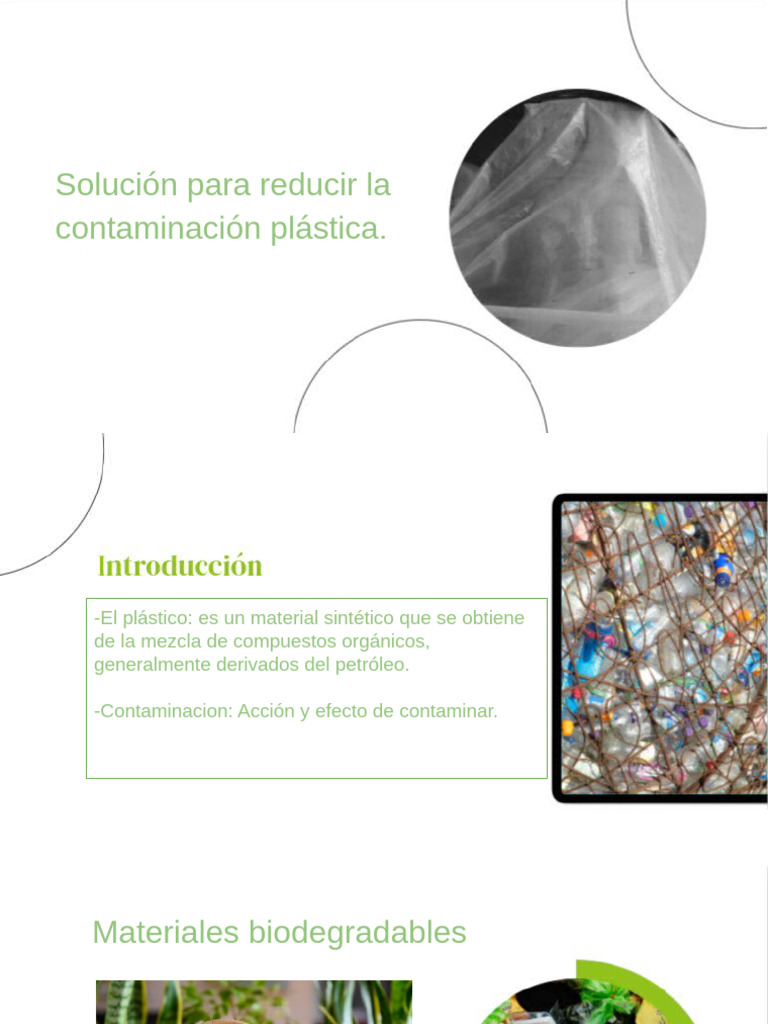 Estrategias para Reducir la Contaminación Plástica | PDF