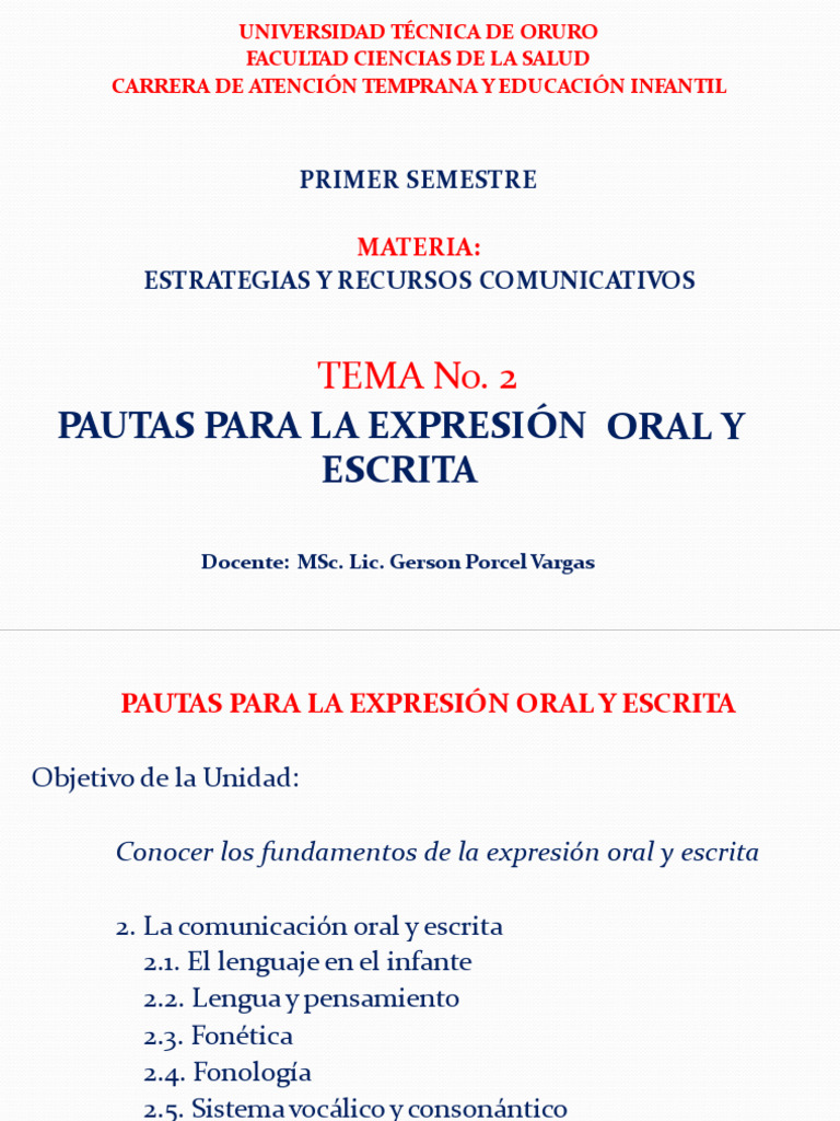 2do Tema Resum3nnnn | PDF | Fonética | Palabra