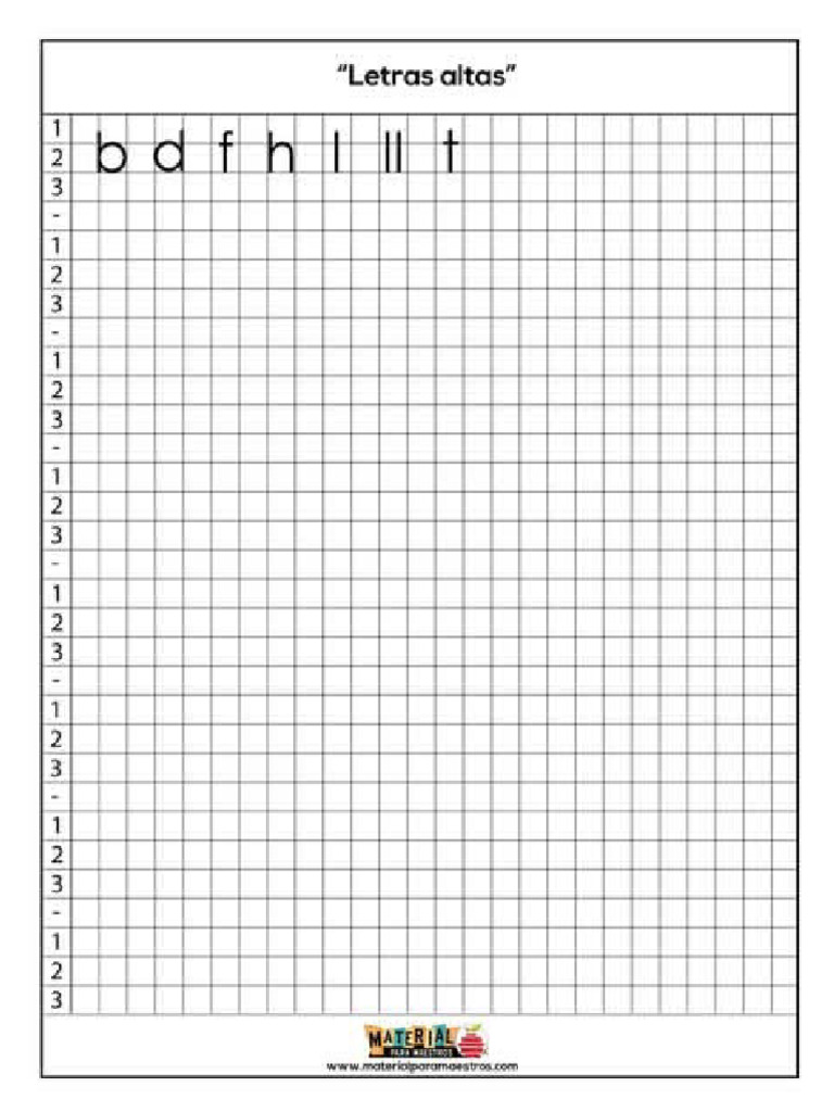 Letras Que Suben, Bajan 2do | PDF