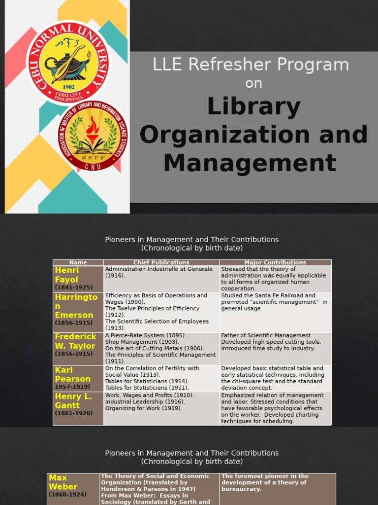 LLE Refresher Program On Management..Presentation | PDF | Statistics