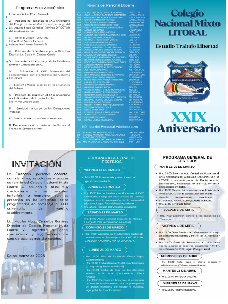 Programa 2025 | PDF