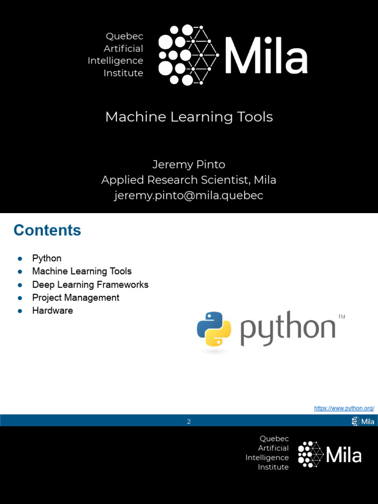 Python for Machine Learning Basics | PDF | Graphics Processing Unit ...