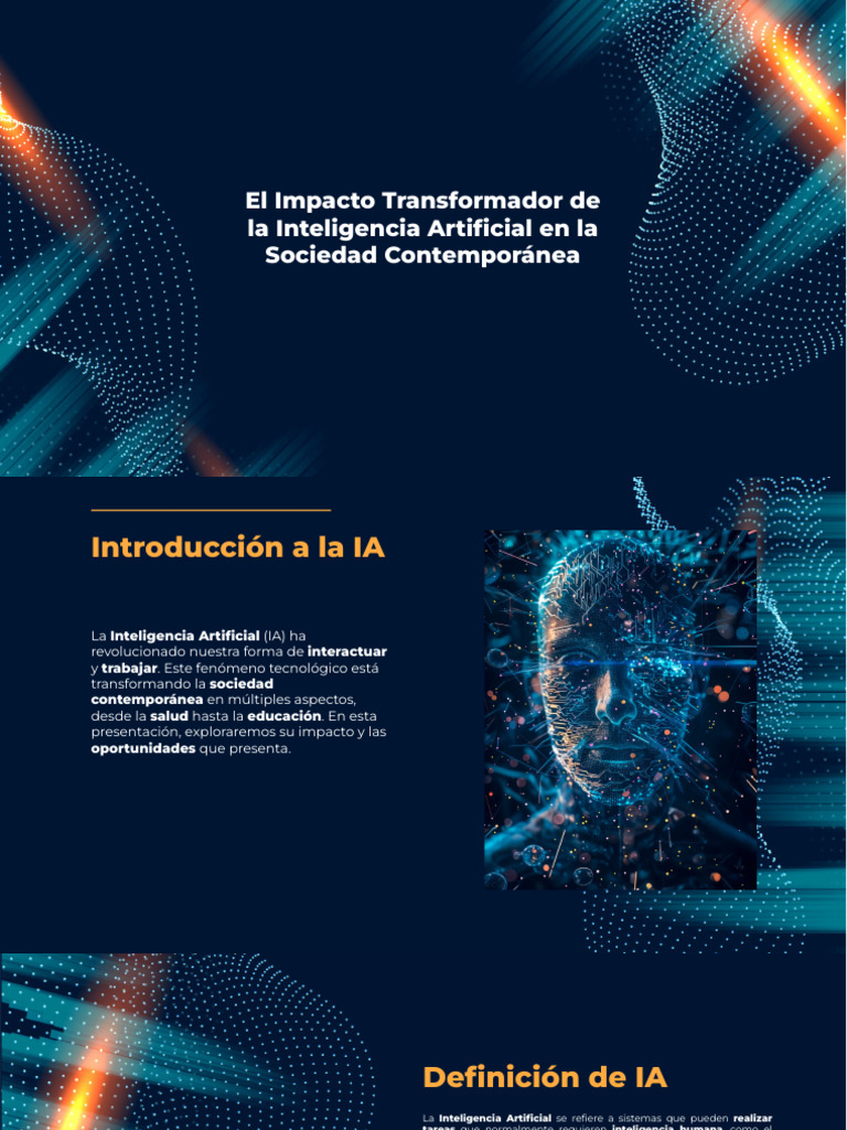 Slidesgo El Impacto Transformador de La Inteligencia Artificial en La ...