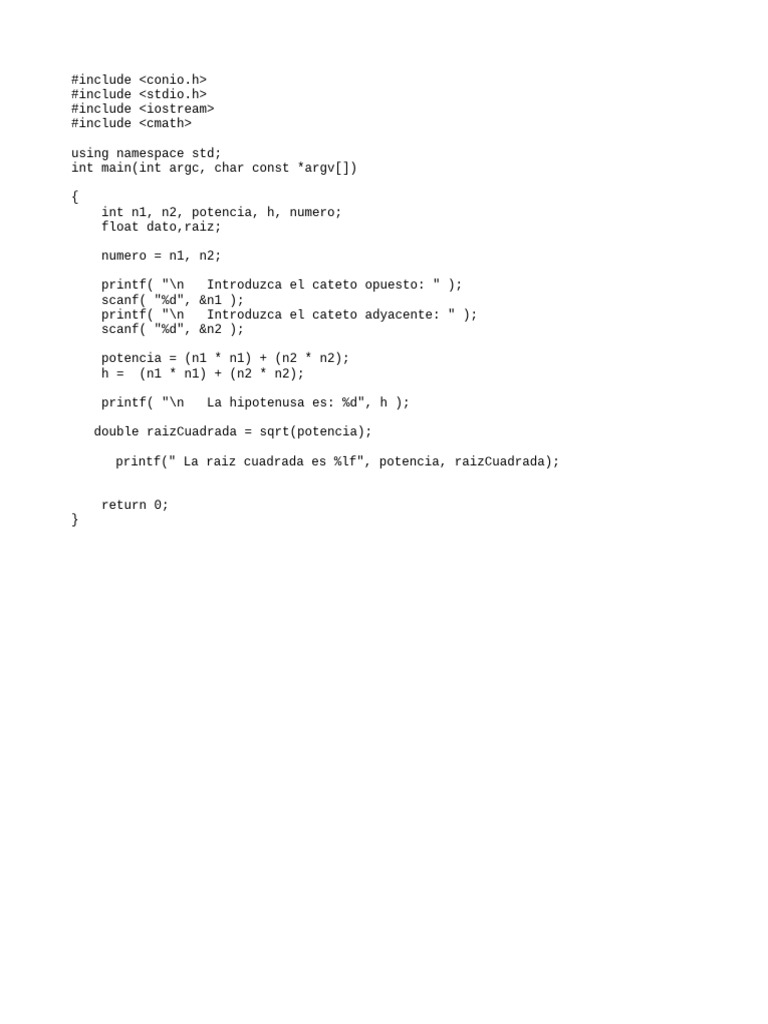 Calculadora C++ | PDF