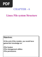 Chapter - 6: Linux File System Structure