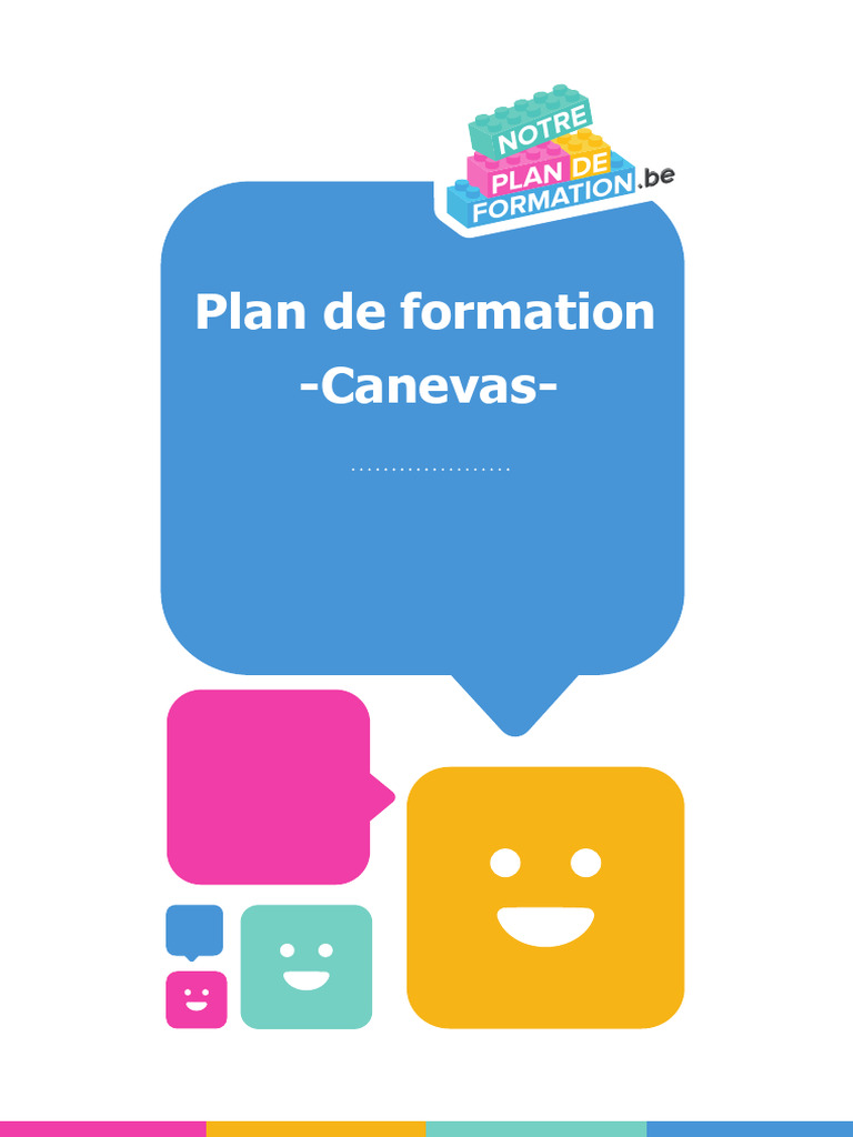 Canevas de plan de formation Excel | PDF | Planification