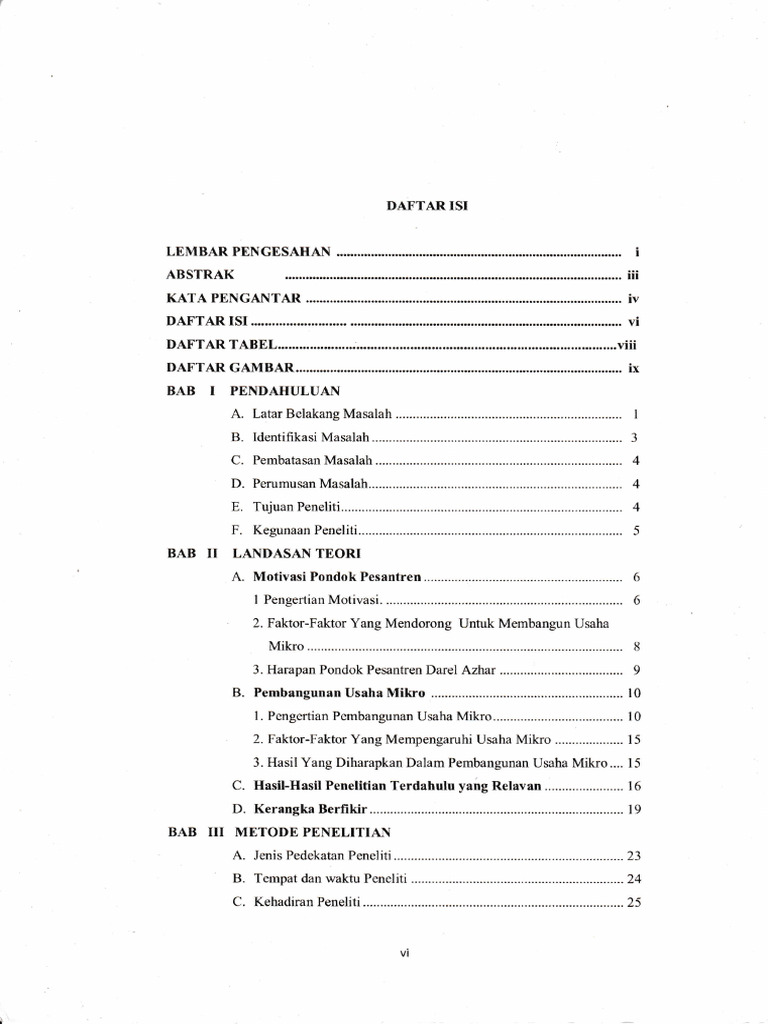 Daftar Isi | PDF