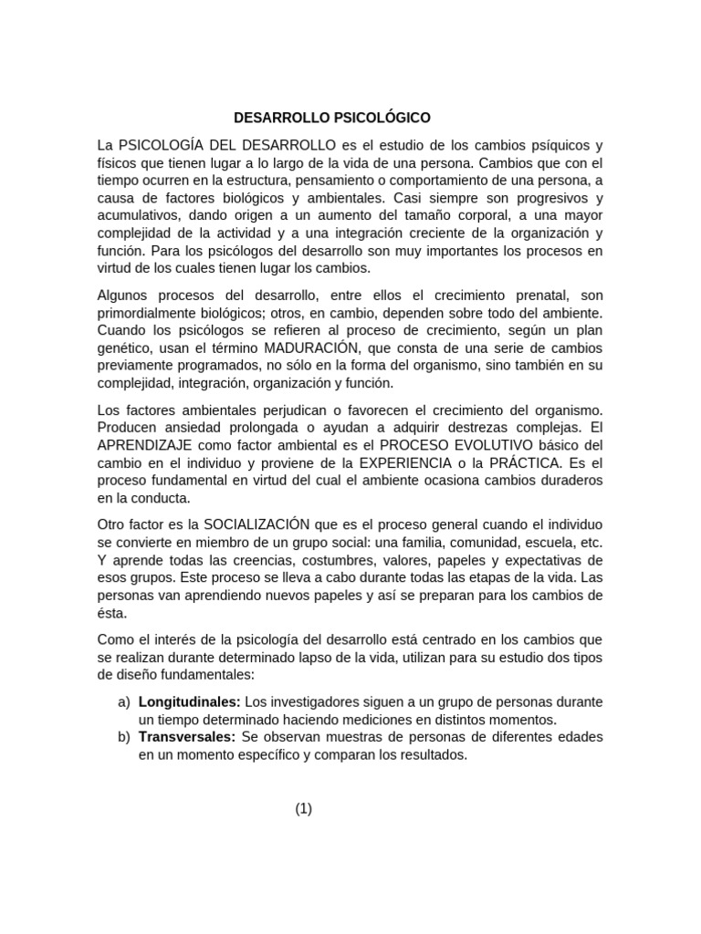 Psicología del Desarrollo Humano | PDF | Adultos | Teoría de apego