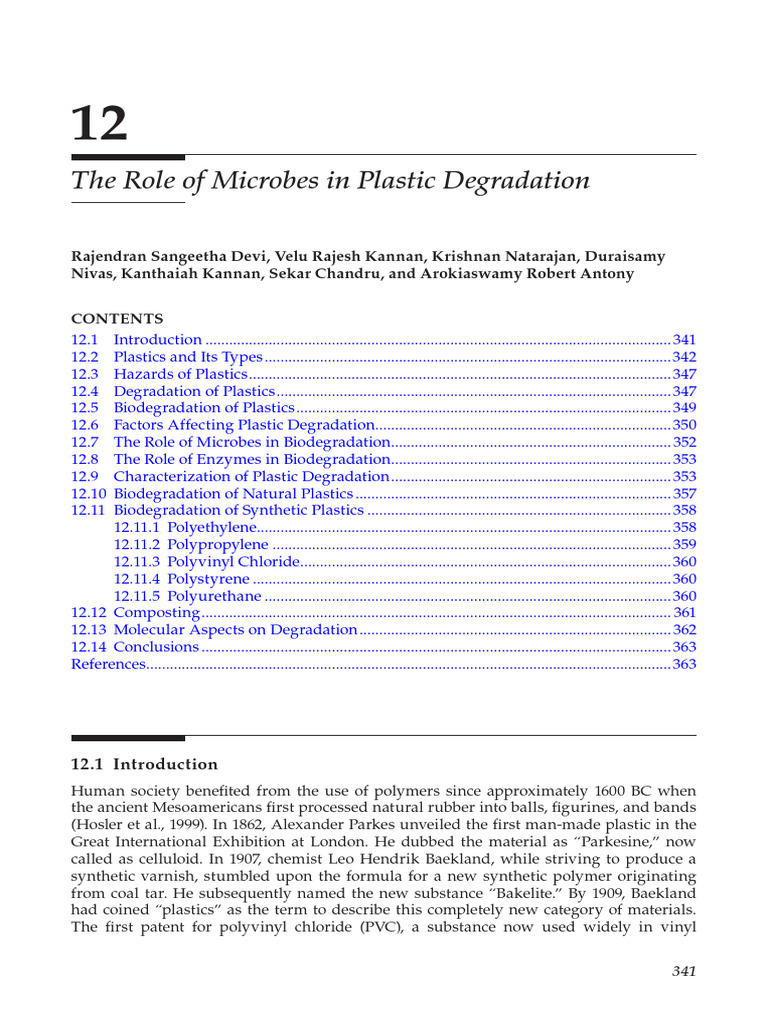 Microbial Plastic Degradation Insights | PDF | Plastic | Biodegradation