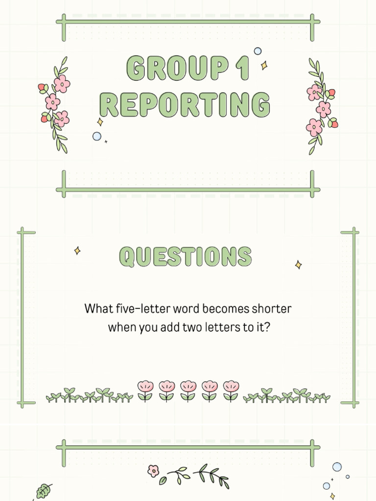 Group 1 | PDF