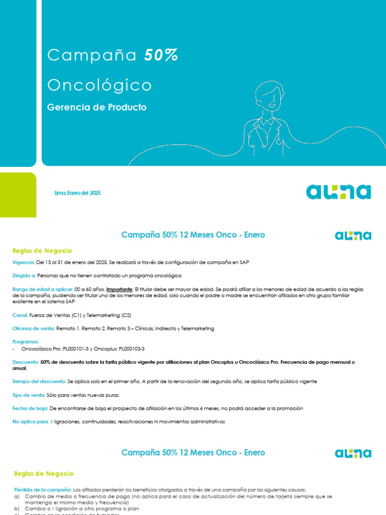 Campaña 50% Onco FFVV y TLMK | PDF | Tarjeta de crédito