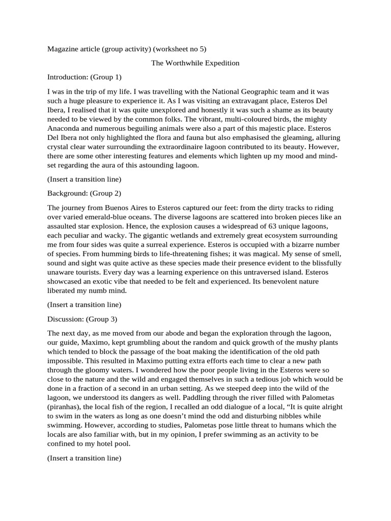 Exploring Esteros Del Ibera | PDF