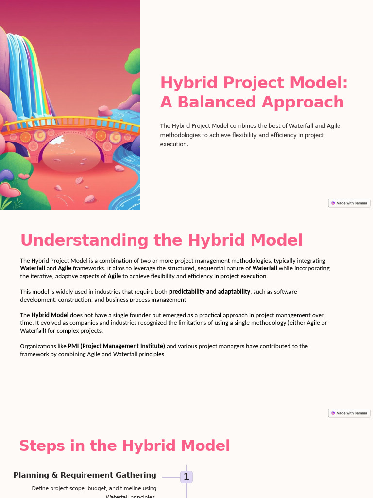 Hybrid Project Model A Balanced Approach | PDF | Software Development ...