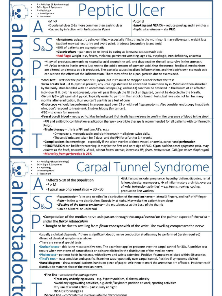 Medicine Flash Card | PDF