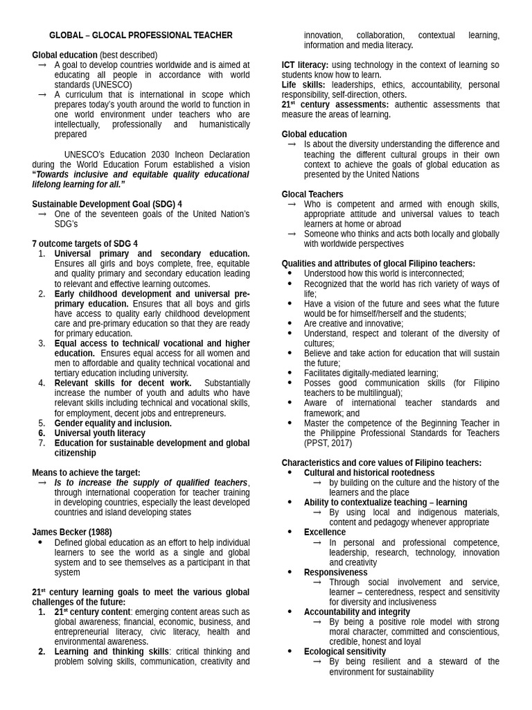 PED Midterm Notes | PDF | Teachers | Educational Stages