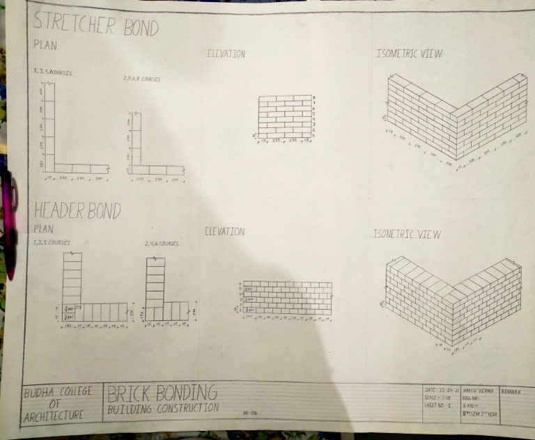 Brick Bonding Sheet-1 (2001) | PDF