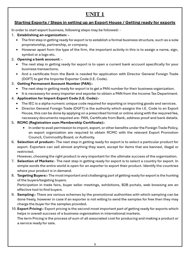 Export Procedures and Documentation Guide | PDF | Letter Of Credit | Trade