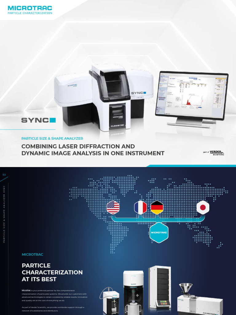 Microtrac SYNC: Advanced Particle Analysis | PDF | Optics | Physical ...