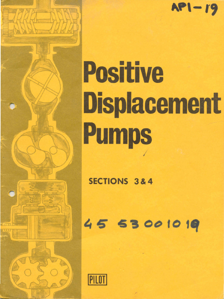 API Pilot - Positive Displacement Pumps Section 3-4 | PDF