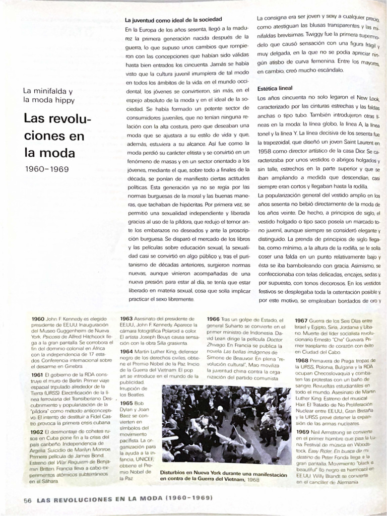 Revolución de la moda en los 60 | PDF | Moda | Estética