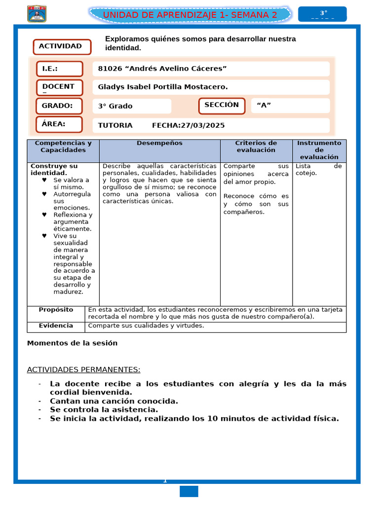TUTORIA | PDF | Aprendizaje | Cognición