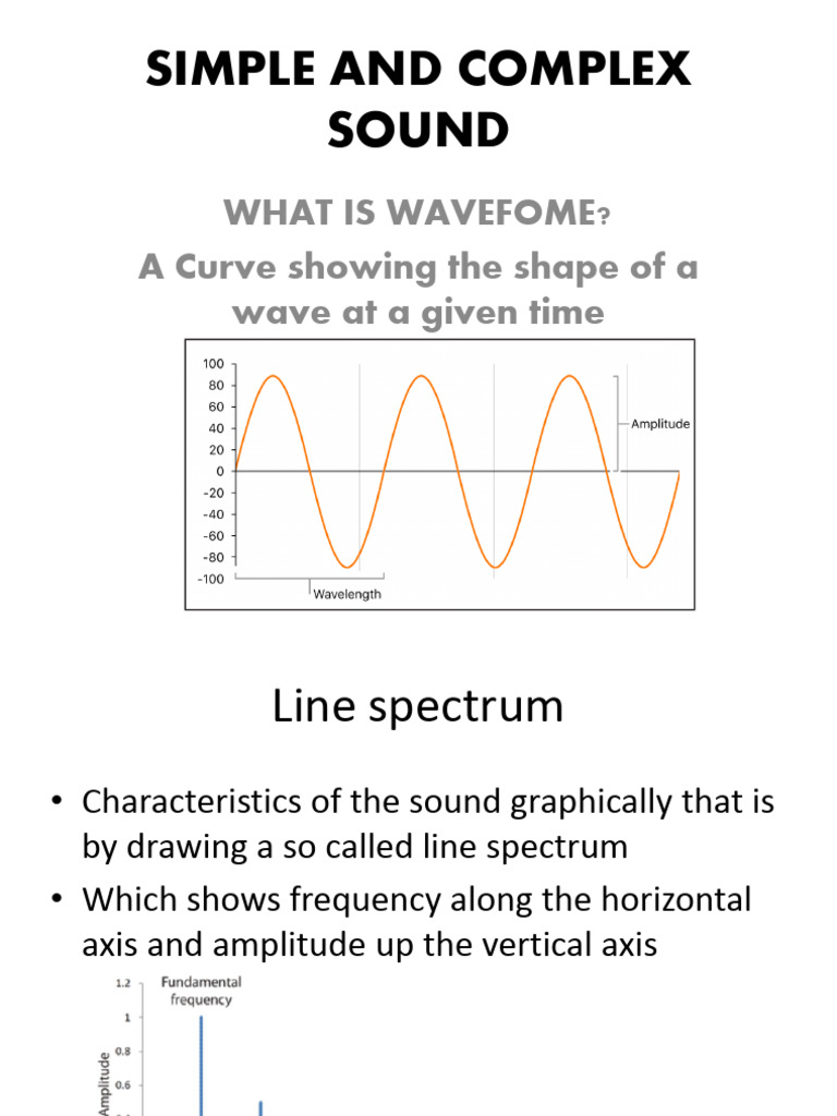 Simple vs Complex Sound Waves | PDF | Harmonic | Phase (Waves)