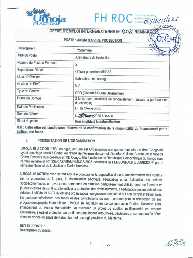 Offre Animateur | PDF