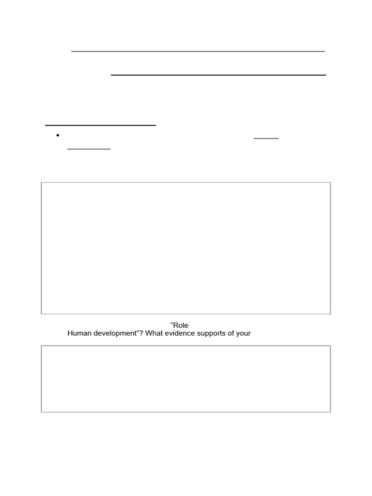 PSYC101 Week 11 Human Development Tasks | PDF | Behavioural Sciences ...