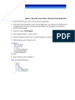 Application Foundation Lab 1 - Data Type Casting