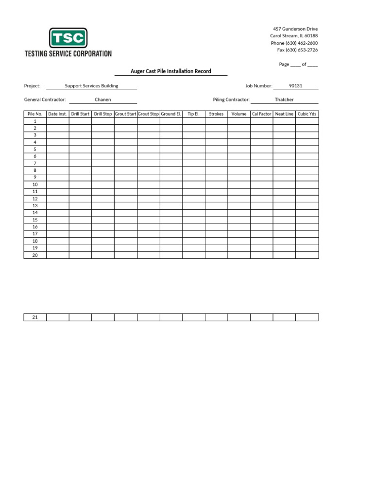 ACP Record | PDF | Deep Foundation | Components