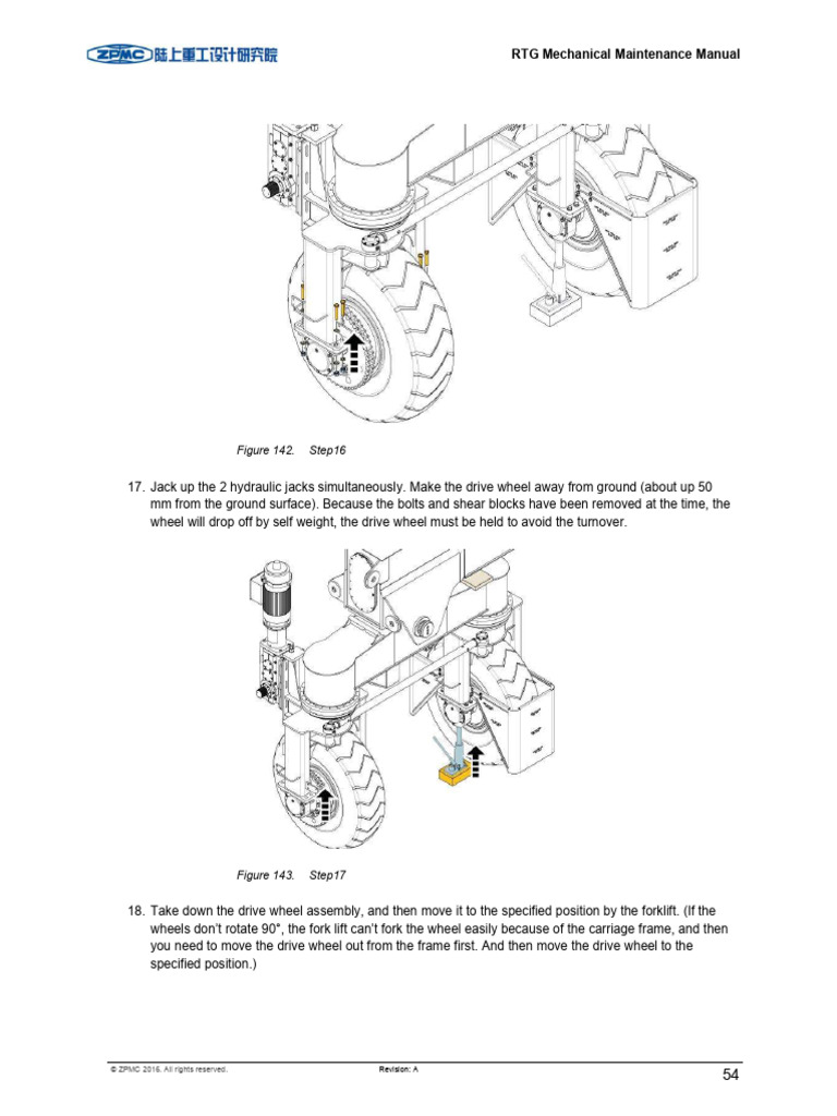 RTG Crane Wheel and Tire Maintenance Guide | PDF | Wheel | Tire