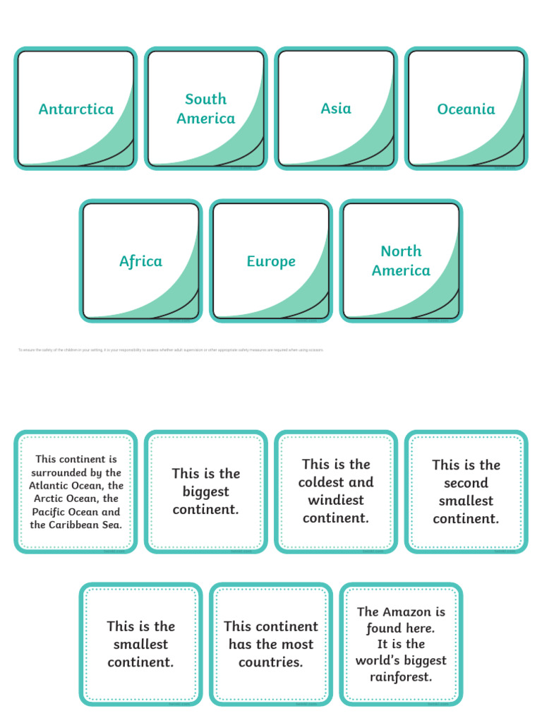 Geography Overview of Continents | PDF | Continent | Mountains
