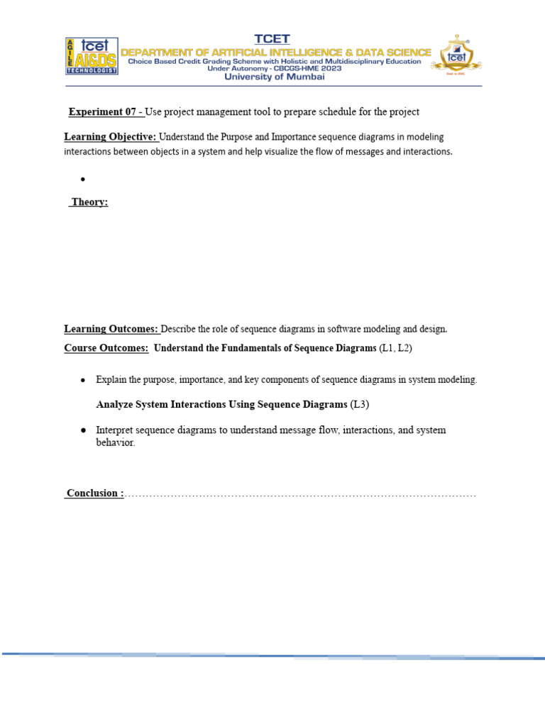 Sequence Diagrams in Software Modeling | PDF