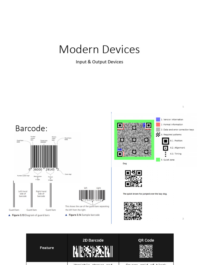Input and Output Devices Overview | PDF | Image Scanner | Digital Camera