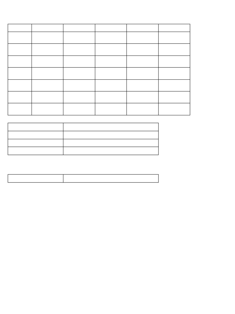 Unfilled Execution Sheet | PDF